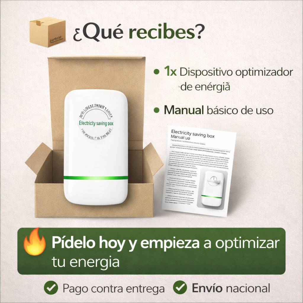 Ahorrador de energía-Reduce el Desperdicio de Energía en tu Hogar con Este Dispositivo Inteligente ⚡