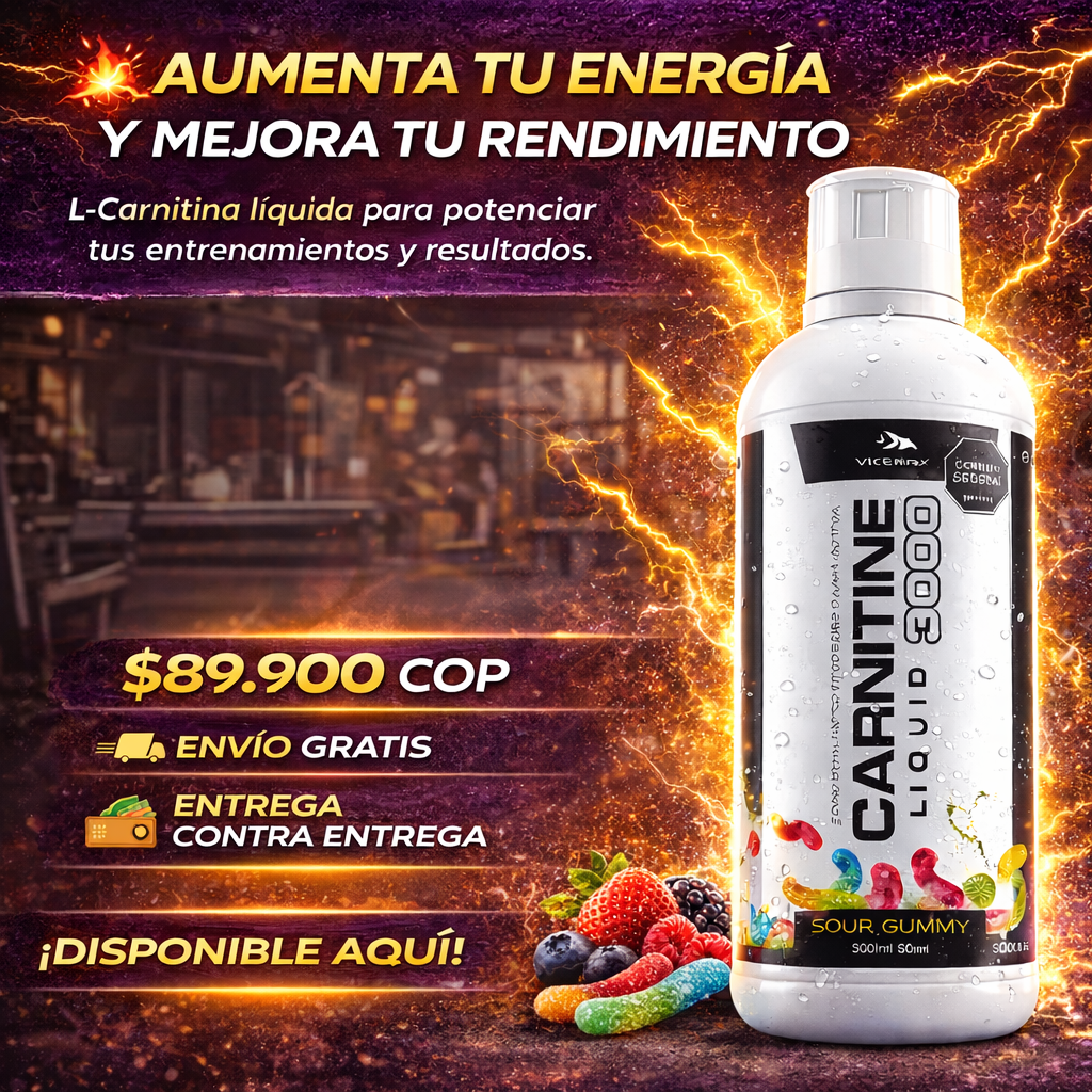L-Carnitine - Energía diaria y apoyo natural para tu rendimiento físico