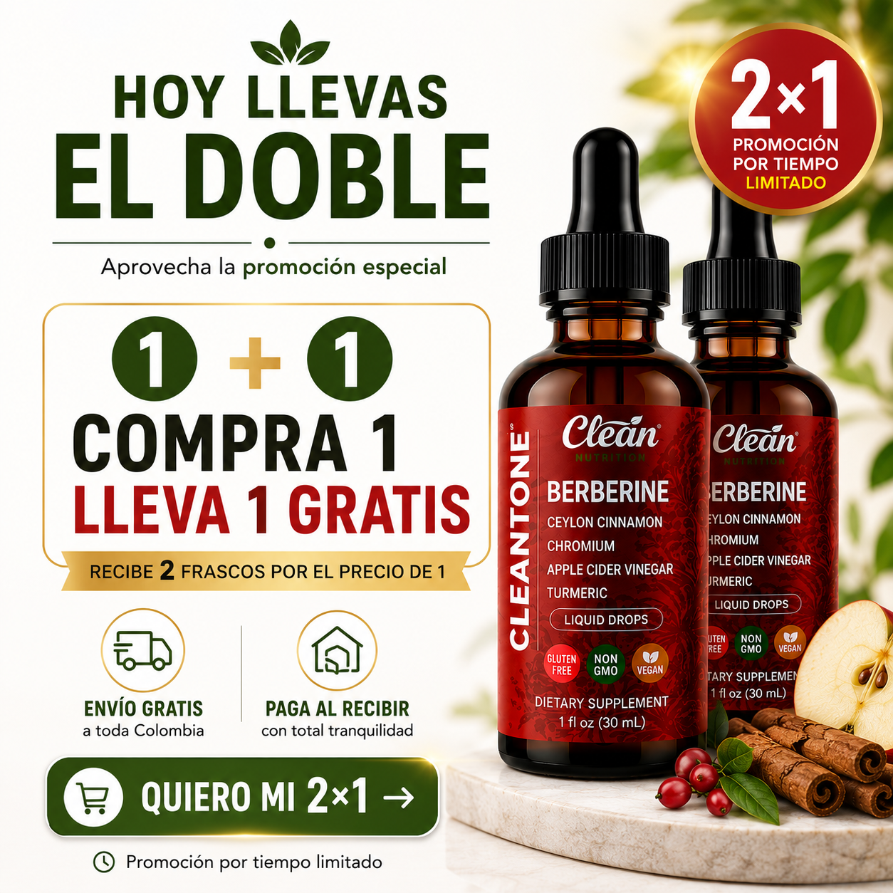 Berberine™ — El regulador de azúcar en sangre más potente de la naturaleza