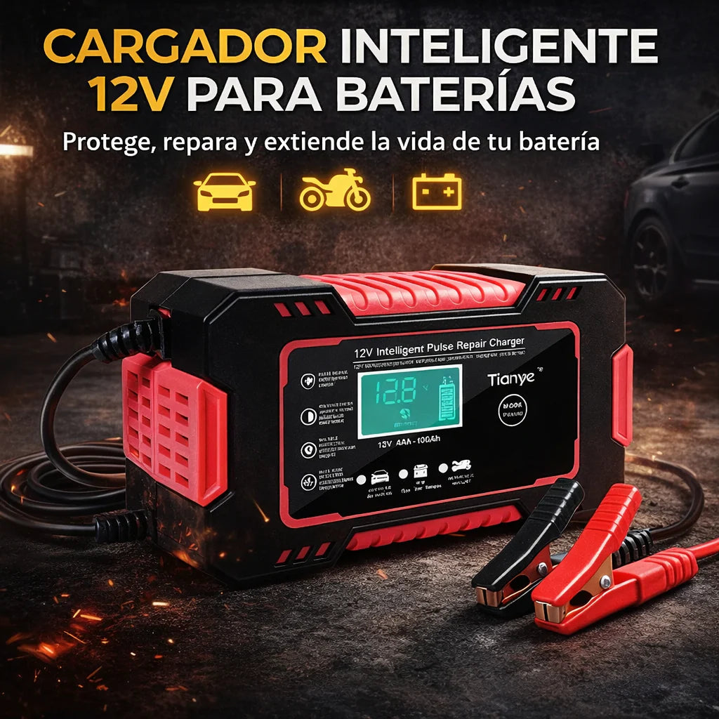 PROEnergy - Cargador Inteligente 12V para Baterías