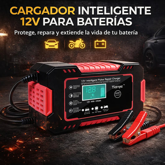 PROEnergy - Cargador Inteligente 12V para Baterías