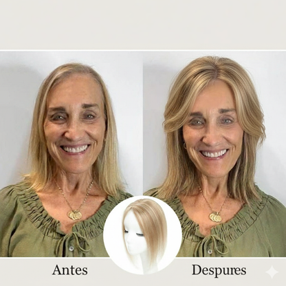 Topper Invisible de Cabello Semi Real | Recupera tu Confianza en Segundos