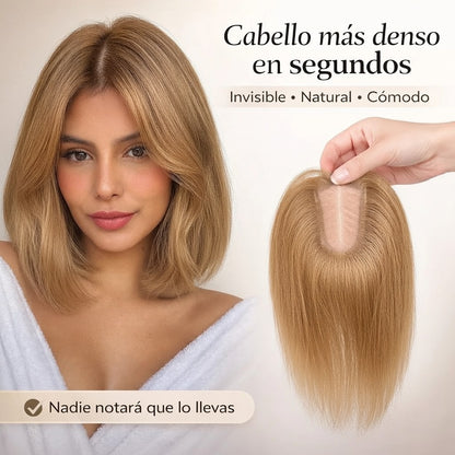 Topper Invisible de Cabello Semi Real | Recupera tu Confianza en Segundos