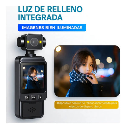 VlogCam 4K ¡Captura momentos como un profesional!