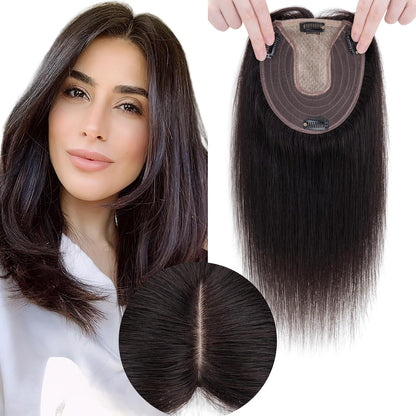 Topper Invisible de Cabello Semi Real | Recupera tu Confianza en Segundos