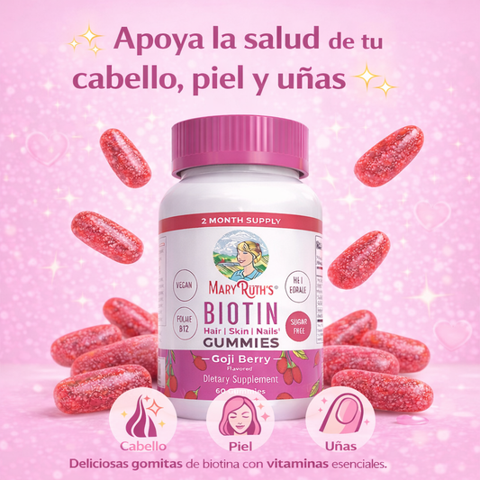 Gomitas de Biotina Hair, Skin & Nails – Belleza y bienestar en cada gomita