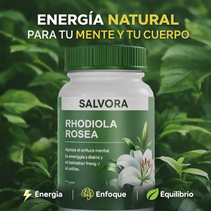 Rhodiola Rosea Floraviva - Energía natural y enfoque mental para rendir mejor cada día.