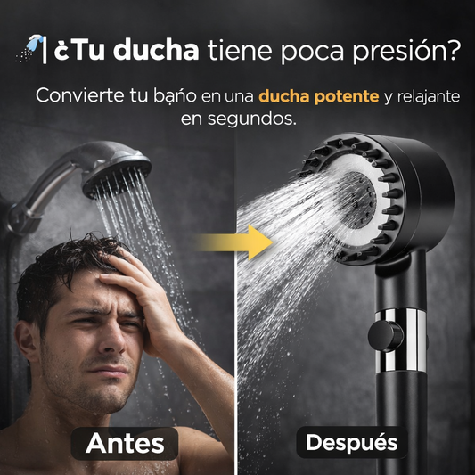 Ducha Spa de Alta Presión 3 en 1 — Convierte tu baño diario en una experiencia relajante en segundos
