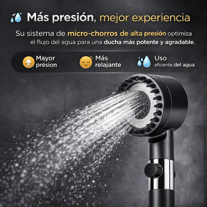 Ducha Spa de Alta Presión 3 en 1 — Convierte tu baño diario en una experiencia relajante en segundos
