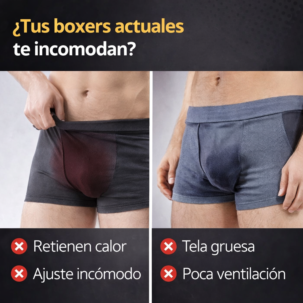 Boxers de Fibra de Bambú Ultra Frescos – Comodidad y Transpirabilidad Todo el Día
