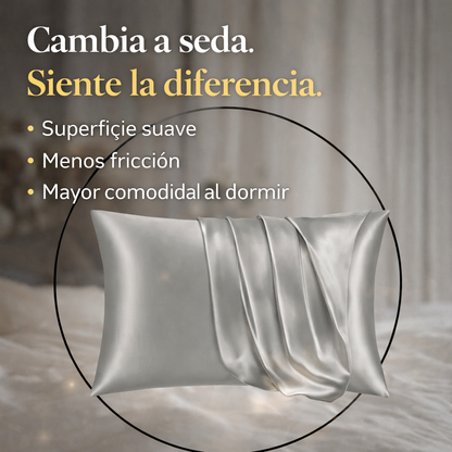 Funda de Almohada Premium-Despierta con mejor piel y cabello todos los días (sin cambiar tu rutina)