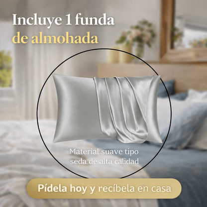 Funda de Almohada Premium-Despierta con mejor piel y cabello todos los días (sin cambiar tu rutina)