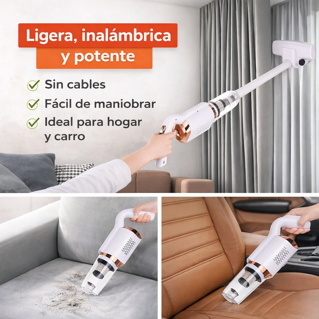 CleanPro® Aspiradora | Limpia tu hogar con el mínimo esfuerzo