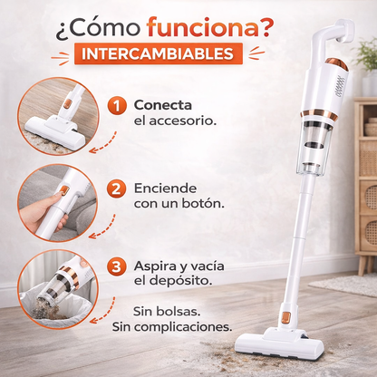 CleanPro® Aspiradora | Limpia tu hogar con el mínimo esfuerzo