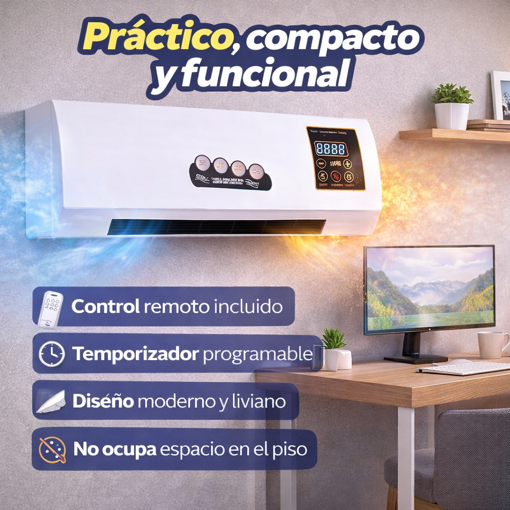 SpeedMax™ Aire Acondicionado Portátil - Confort inmediato en cualquier espacio