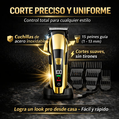 Barber Pro Kit - Cortate el Pelo y la Barba en Casa como un Pro