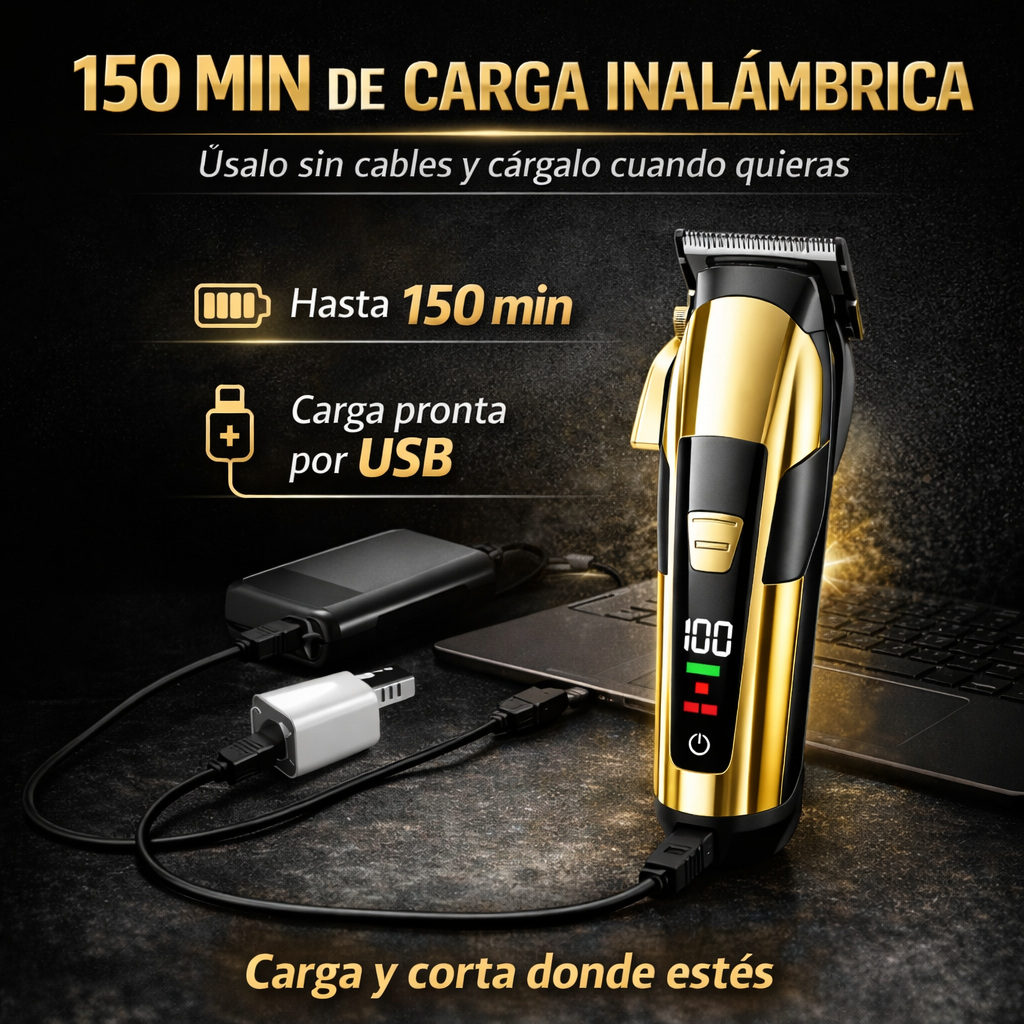 Barber Pro Kit - Cortate el Pelo y la Barba en Casa como un Pro