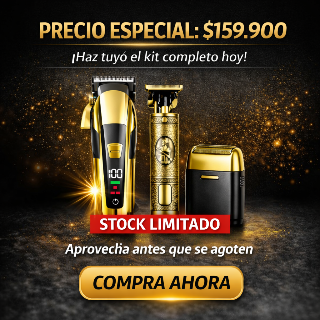 Barber Pro Kit - Cortate el Pelo y la Barba en Casa como un Pro