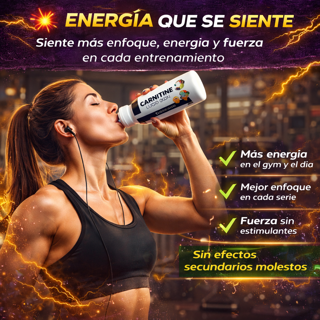L-Carnitine - Energía diaria y apoyo natural para tu rendimiento físico