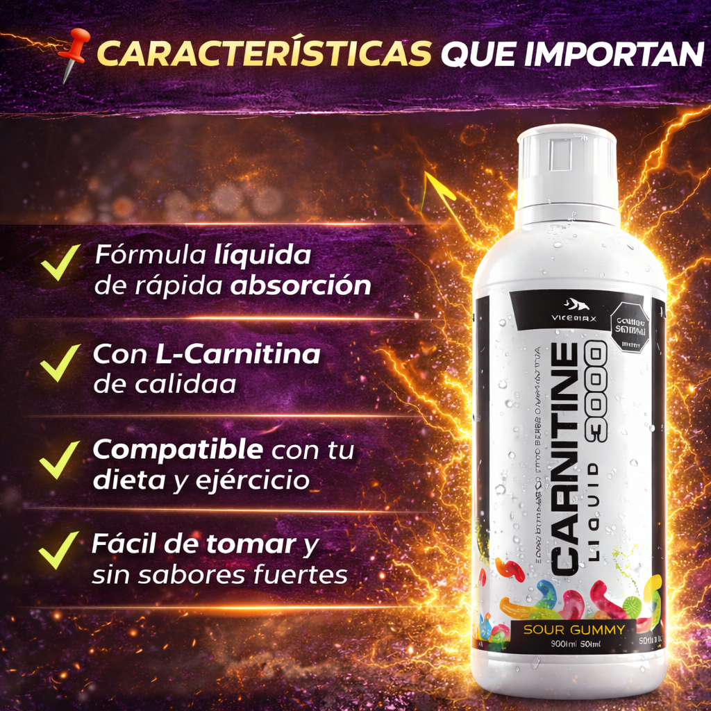L-Carnitine - Energía diaria y apoyo natural para tu rendimiento físico