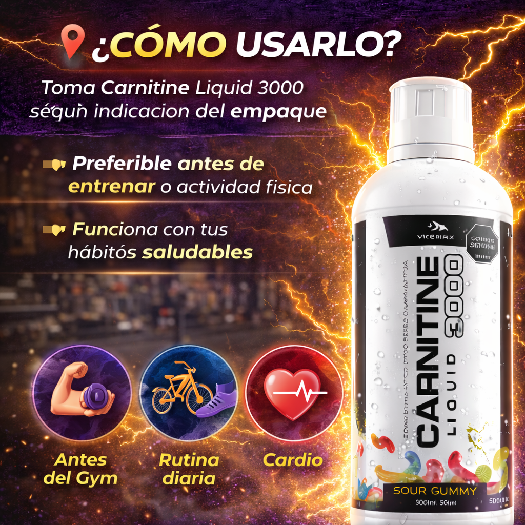 L-Carnitine - Energía diaria y apoyo natural para tu rendimiento físico