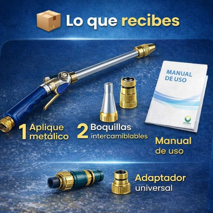 Hydrojet - Convierte tu manguera común en un chorro potente