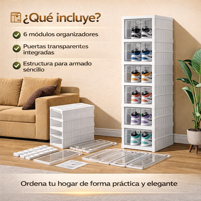 Zapatero Plegable™ – El toque de orden y elegancia que tu hogar necesitaba