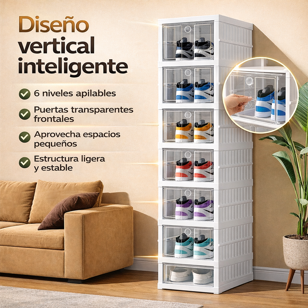 Zapatero Plegable™ – El toque de orden y elegancia que tu hogar necesitaba