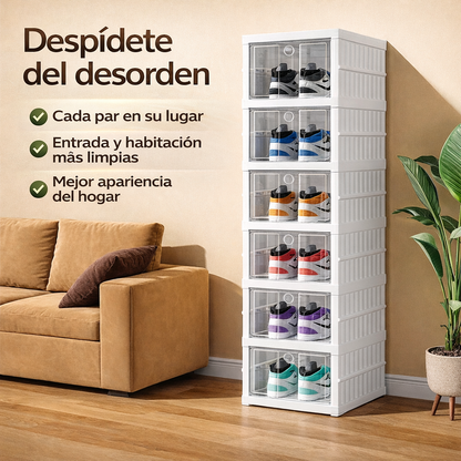 Zapatero Plegable™ – El toque de orden y elegancia que tu hogar necesitaba