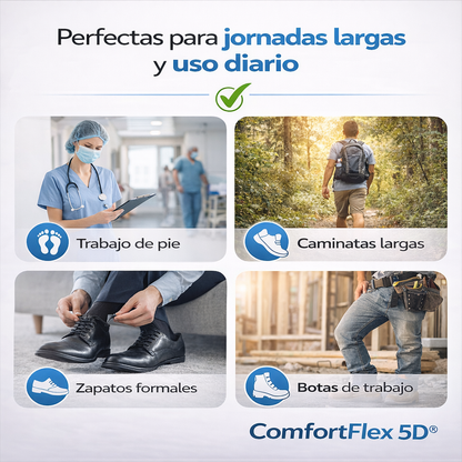 Plantillas ComfortFlex 5D® – Camina Más Cómodo Desde El Primer Paso