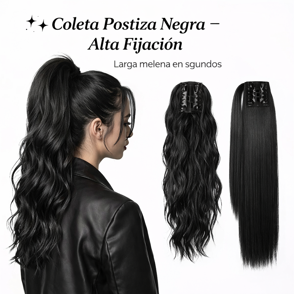 PonyTailPRO - Extensión cola de cabello con Pinzas