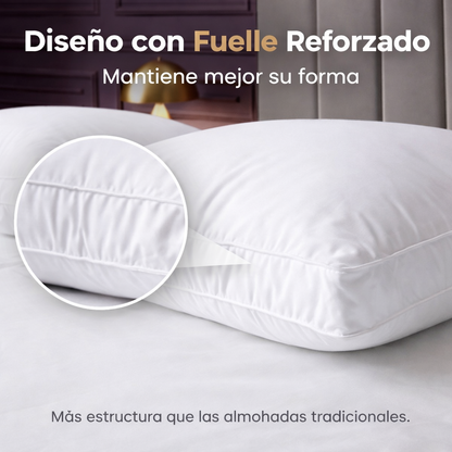 Almohadas Hotel Premium con Fuelle – Máximo Confort y Soporte Equilibrado