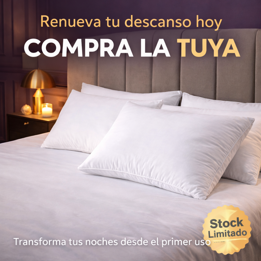 Almohadas Hotel Premium con Fuelle – Máximo Confort y Soporte Equilibrado