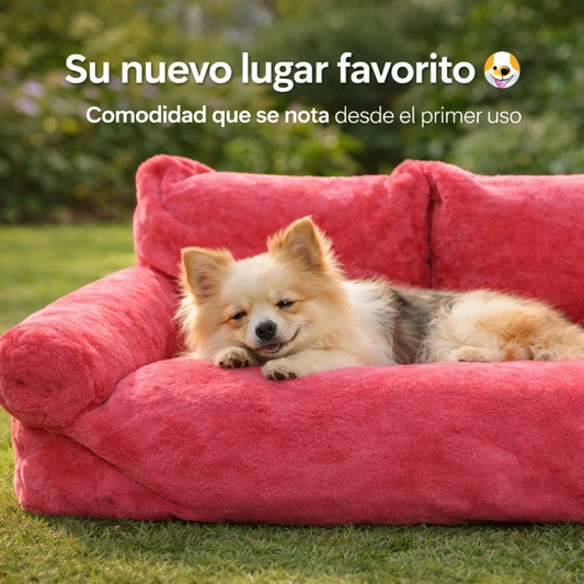 Sofá Plush Premium para Mascotas – El Descanso Que Tu Peludo Se Merece