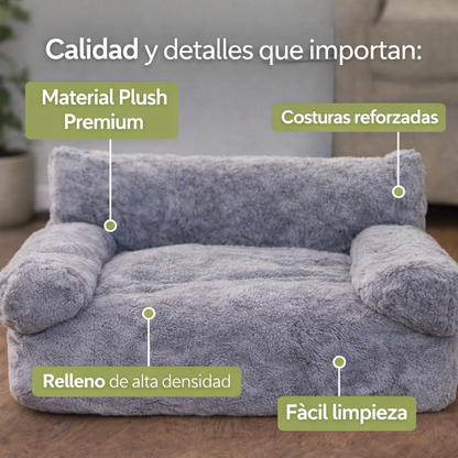 Sofá Plush Premium para Mascotas – El Descanso Que Tu Peludo Se Merece