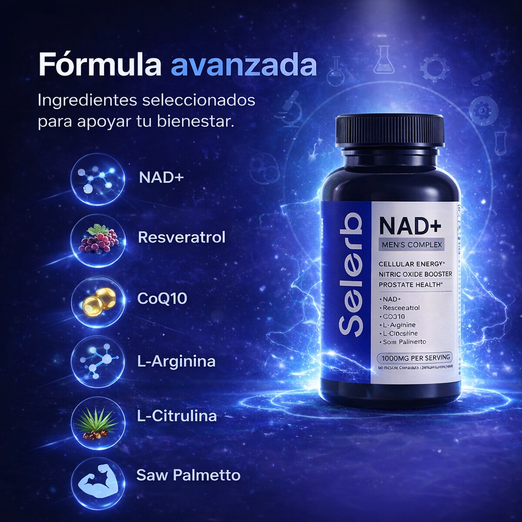 Boostiva Liposomal NAD+ para Hombres – Apoyo Diario para tu Energía y Vitalidad