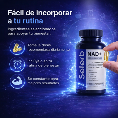 Boostiva Liposomal NAD+ para Hombres – Apoyo Diario para tu Energía y Vitalidad