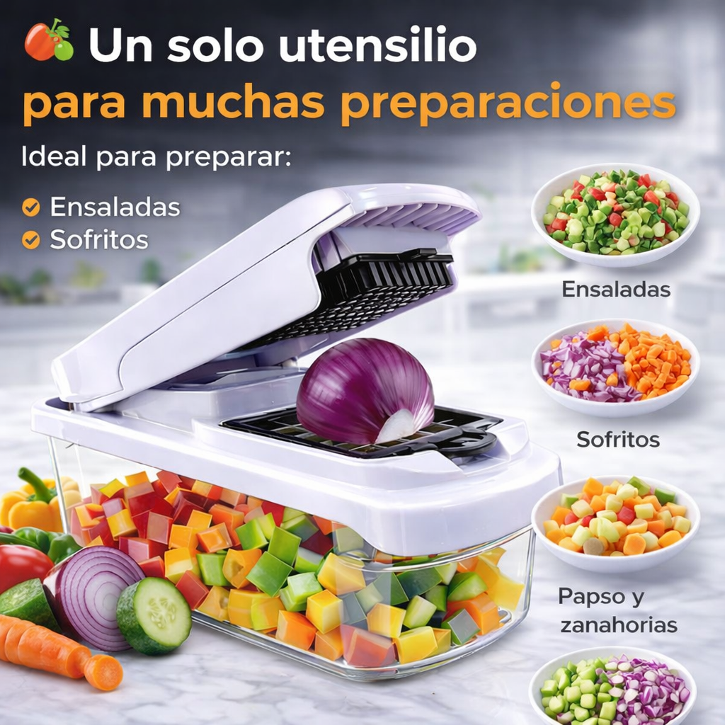 Picador Manual de Verduras ProCut™ – Pica tus ingredientes en segundos sin esfuerzo