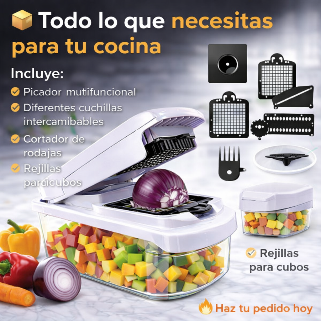 Picador Manual de Verduras ProCut™ – Pica tus ingredientes en segundos sin esfuerzo