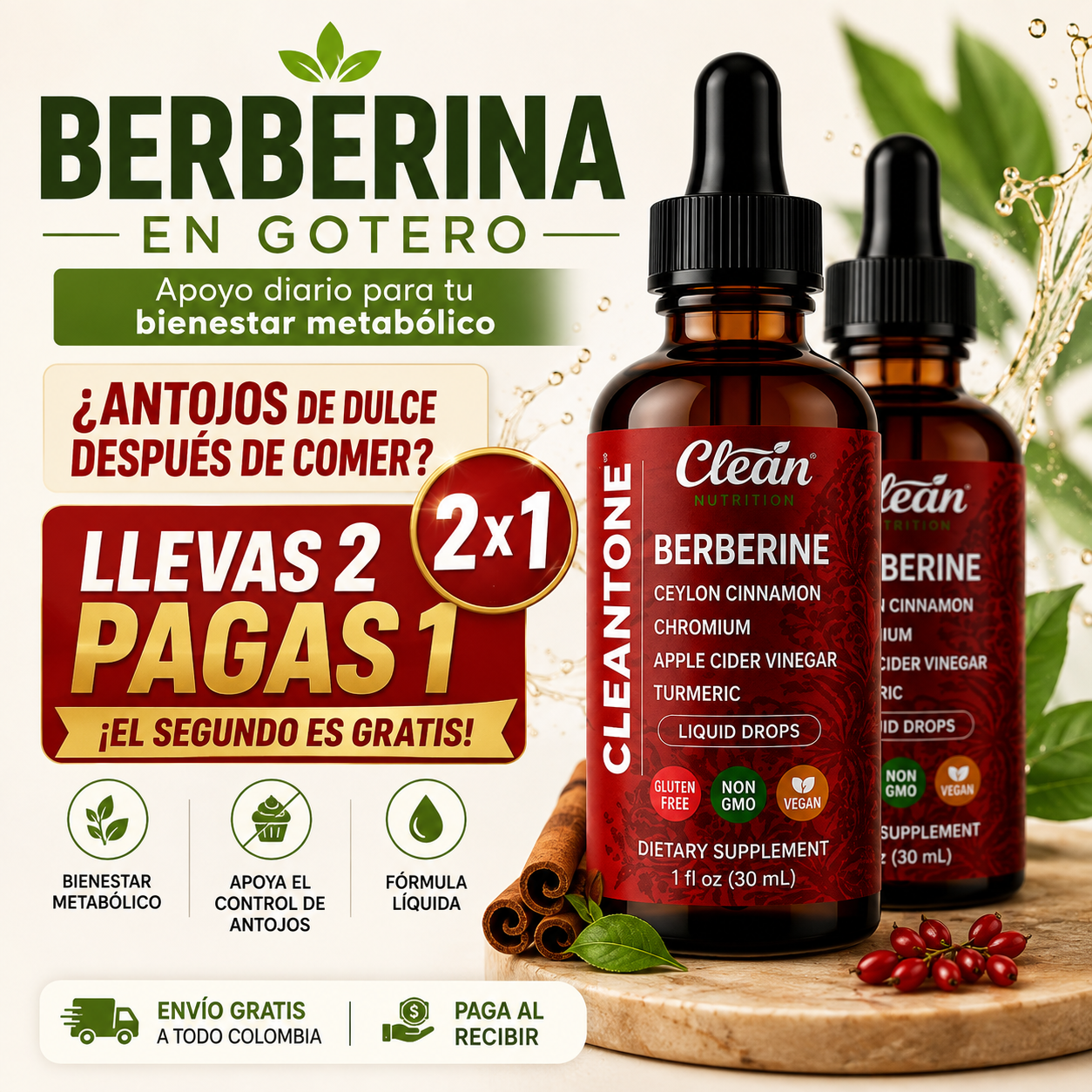 Berberine™ — El regulador de azúcar en sangre más potente de la naturaleza