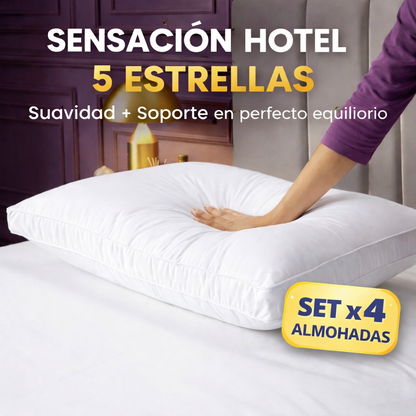 Almohadas Hotel Premium con Fuelle – Máximo Confort y Soporte Equilibrado