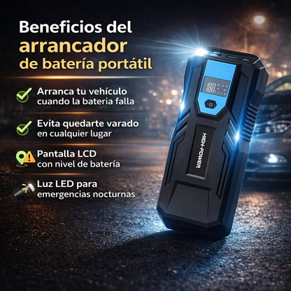 EnergyPRO - Arrancador de Batería Con 12.000 mAh