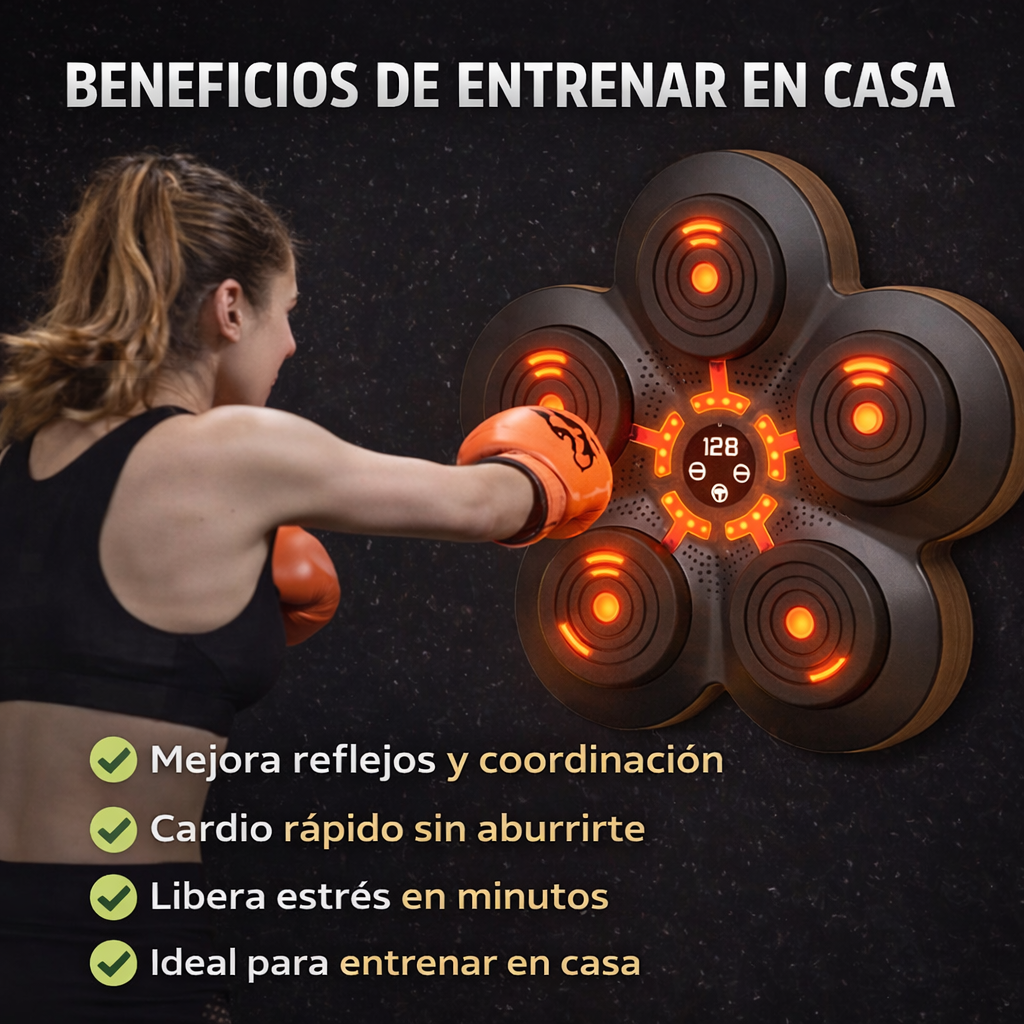 RitmoBox ® Tablero de boxeo musical - GRATIS guantes de box
