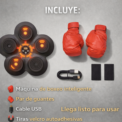 RitmoBox ® Tablero de boxeo musical - GRATIS guantes de box