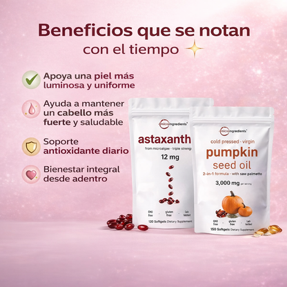 Combo micro ingredients - ✨ Piel luminosa y cabello fuerte desde adentro
