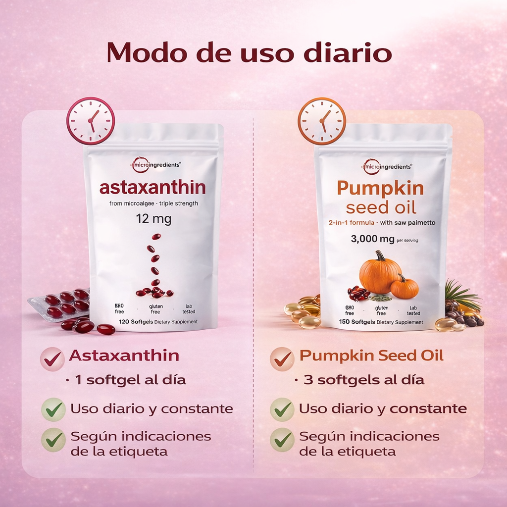 Combo micro ingredients - ✨ Piel luminosa y cabello fuerte desde adentro