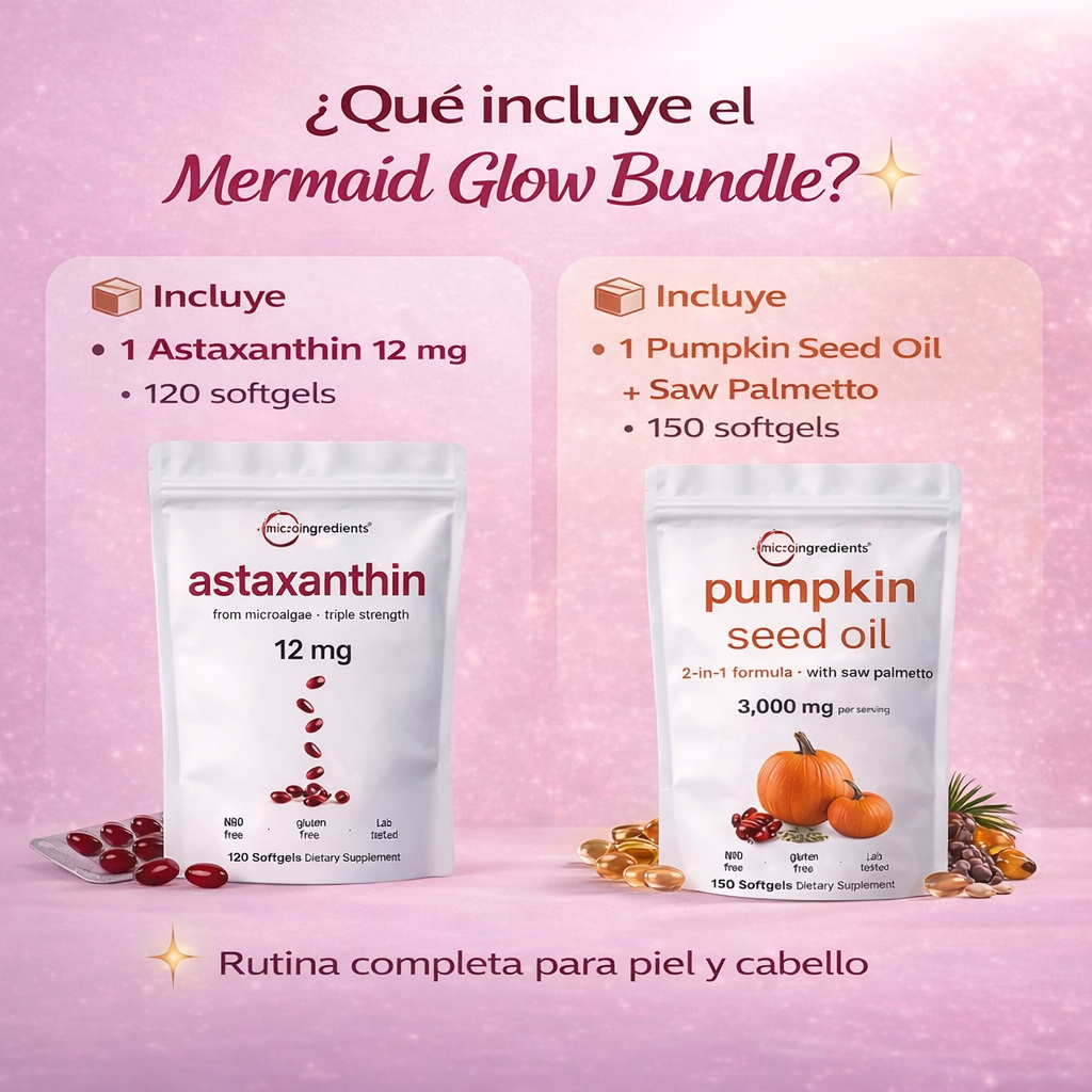 Combo micro ingredients - ✨ Piel luminosa y cabello fuerte desde adentro