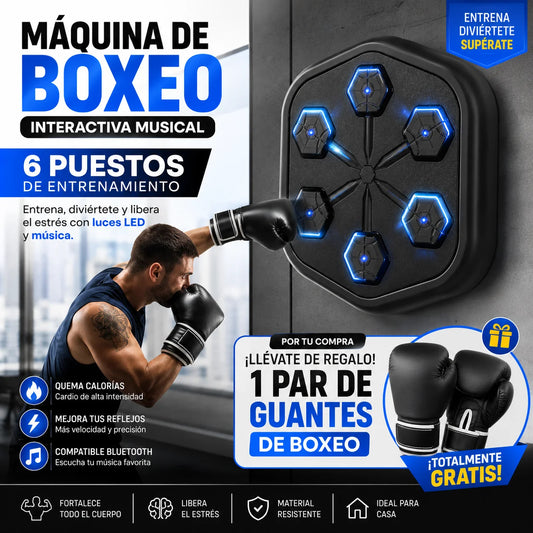 RitmoBox ® Tablero de boxeo musical - GRATIS guantes de box