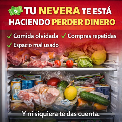 Set organizadores de nevera X7- La forma más simple de convertir el caos de tu nevera en orden total