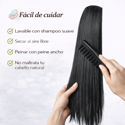 PonyTailPRO - Extensión cola de cabello con Pinzas